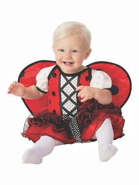 Rubie's Opus Collection Lil Cuties Ladybug Costume Red & Black Baby 1-2 Toddler